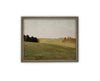 Vintage Framed Canvas Art // Framed Vintage Print // Vintage Painting // Vintage Green Landscape // Farmhouse print //#LAN-264