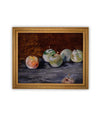 Vintage Framed Canvas Art // Framed Vintage Print // Vintage Fruit Painting // Still Life Kitchen Painting // Farmhouse print //#ST-638