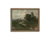 Framed Vintage Landscape Art #LAN-140