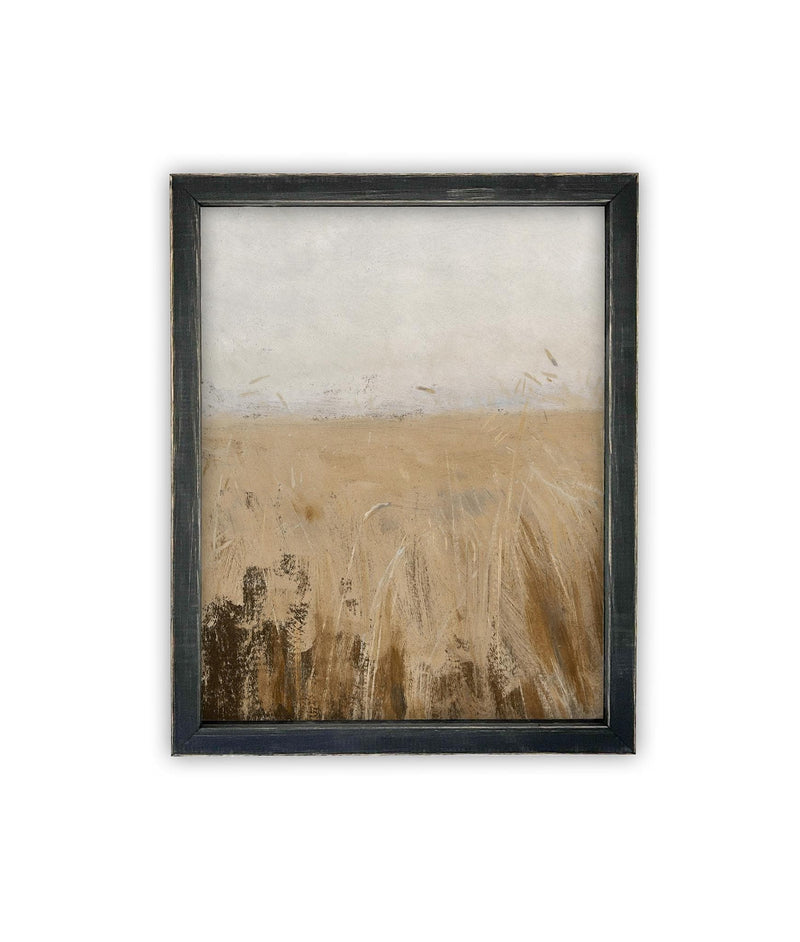 Vintage Framed Canvas Art // Framed Vintage Print // Vintage Painting // Fall Landscape //Farmhouse print //#LAN-271