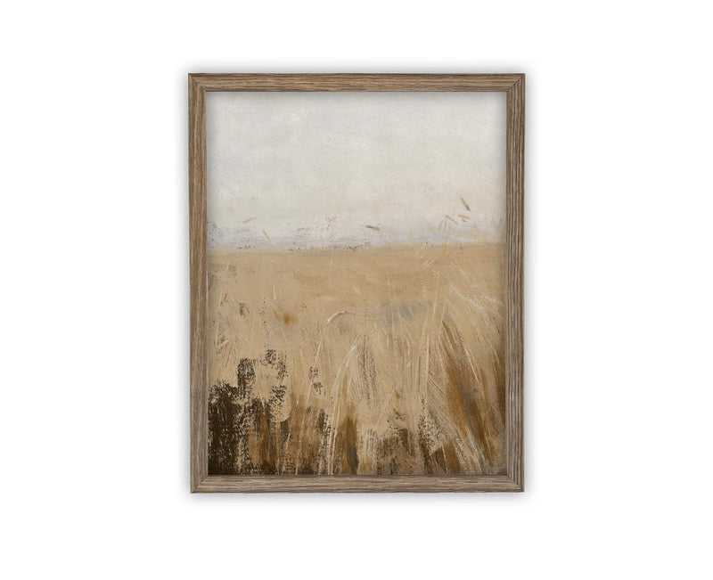 Vintage Framed Canvas Art // Framed Vintage Print // Vintage Painting // Fall Landscape //Farmhouse print //#LAN-271
