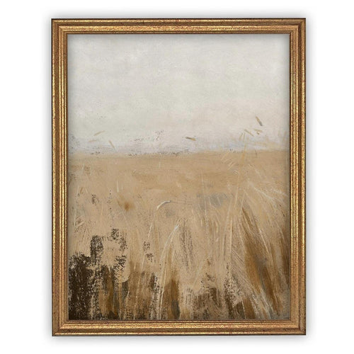Vintage Framed Canvas Art // Framed Vintage Print // Vintage Painting // Fall Landscape //Farmhouse print //#LAN-271