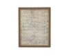 Vintage Framed Canvas Art // Framed Vintage Print // Vintage Painting // Neutral Minimalist Tapestry Art // Farmhouse print //#MSC-105