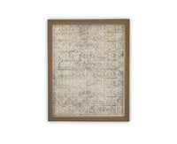 Vintage Framed Canvas Art // Framed Vintage Print // Vintage Painting // Neutral Minimalist Tapestry Art // Farmhouse print //#MSC-105