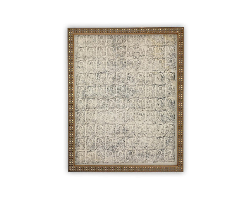 Vintage Framed Canvas Art // Framed Vintage Print // Vintage Painting // Neutral Minimalist Tapestry Art // Farmhouse print //#MSC-105