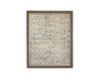 Vintage Framed Canvas Art // Framed Vintage Print // Vintage Painting // Neutral Minimalist Tapestry Art // Farmhouse print //#MSC-105