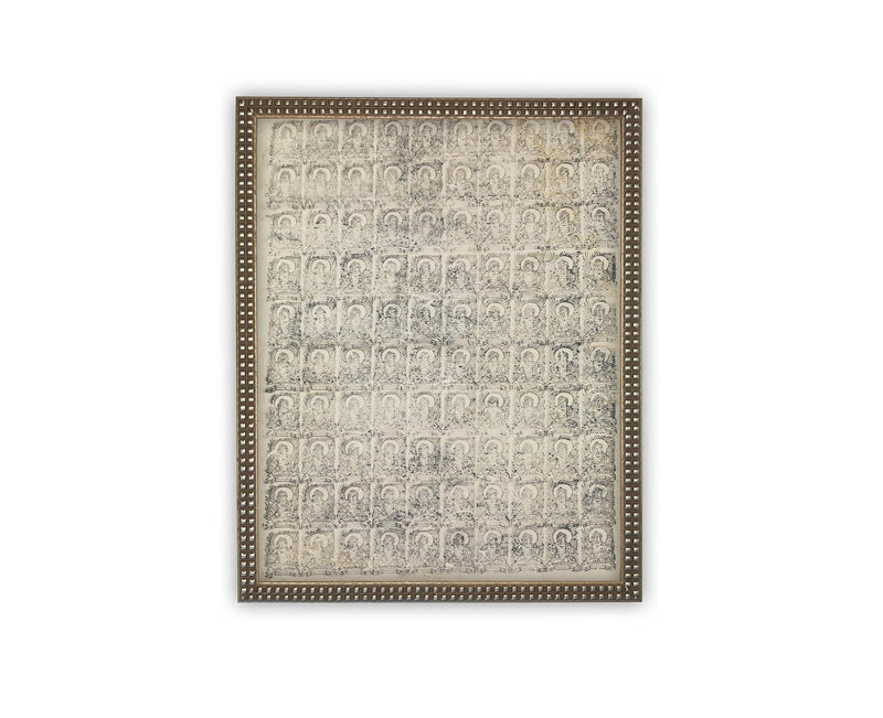 Vintage Framed Canvas Art // Framed Vintage Print // Vintage Painting // Neutral Minimalist Tapestry Art // Farmhouse print //#MSC-105