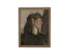Vintage Framed Canvas Art // Framed Vintage Print // Vintage Painting // Vintage Portrait of a Woman // Farmhouse print //#P-552