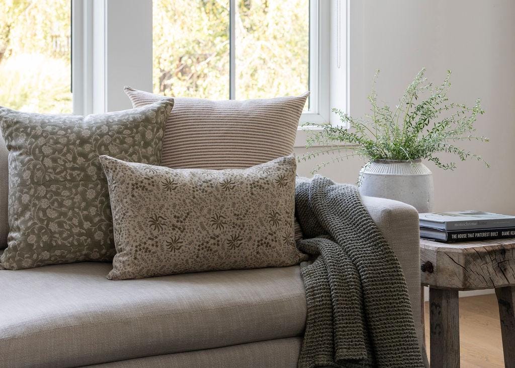 Designer "Winfield" Pillow Cover