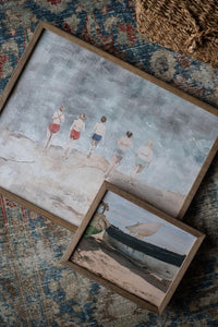 READY to SHIP 16X20 Beach Scene Framed Canvas Art Print #COAS-207