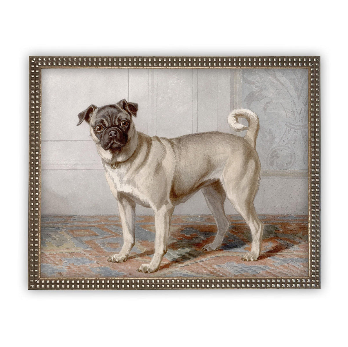 Ready to Ship 11x14 Vintage Framed Canvas Art #A-114