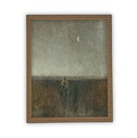 READY to SHIP 11X14 Vintage Framed Canvas Art #LAN-217