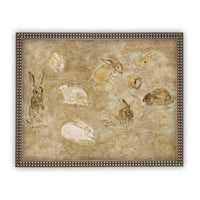 Vintage Framed Canvas Art #A-145
