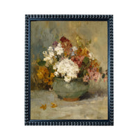 Vintage Floral Still Life Framed Canvas Print #BOT-172