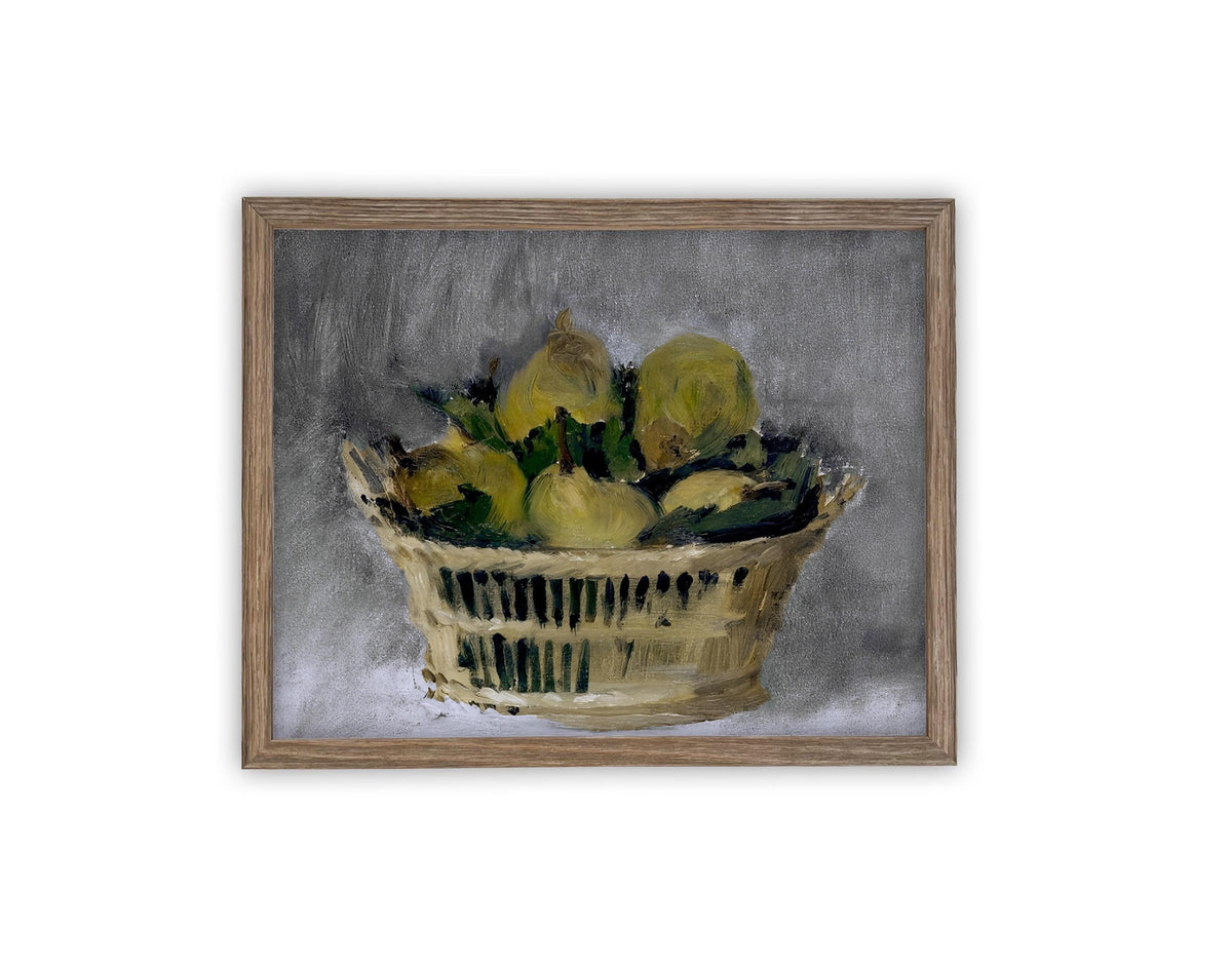 Vintage Framed Canvas Art #ST-625