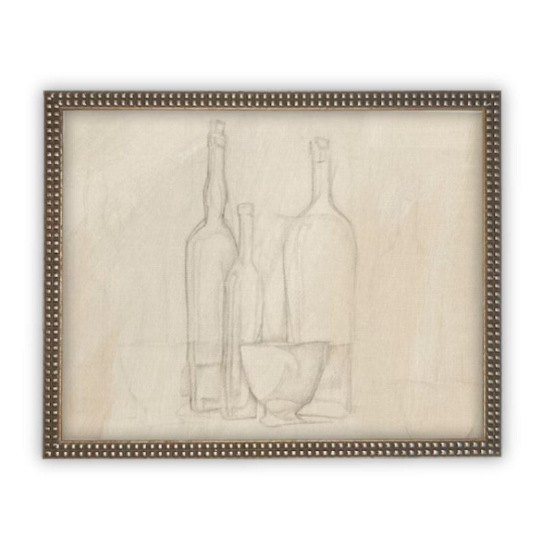 Vintage Framed Canvas Art #ST-623