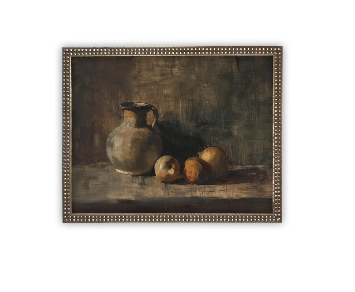 Vintage Framed Canvas Art #ST-633