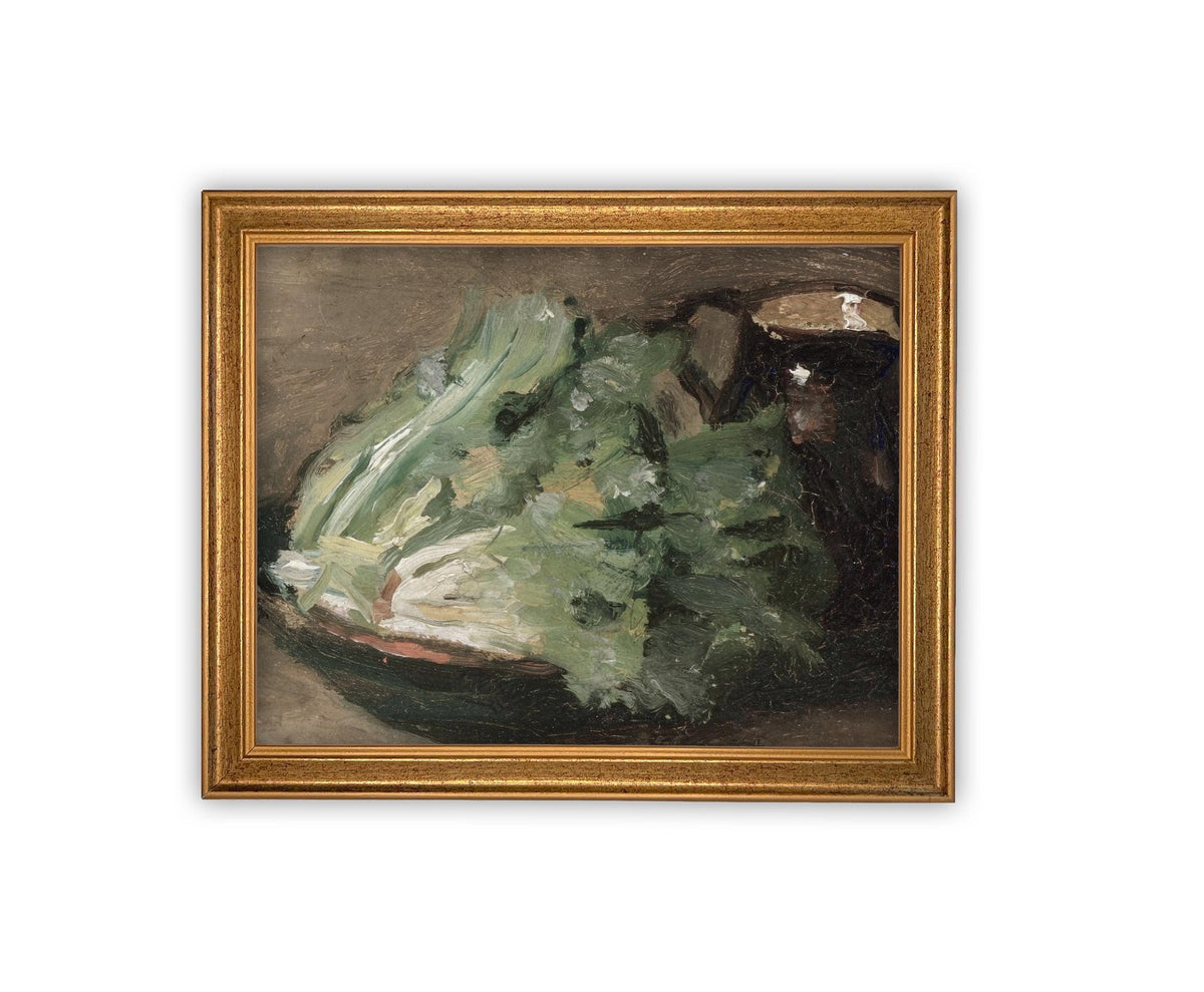 Vintage Framed Canvas Art #ST-628