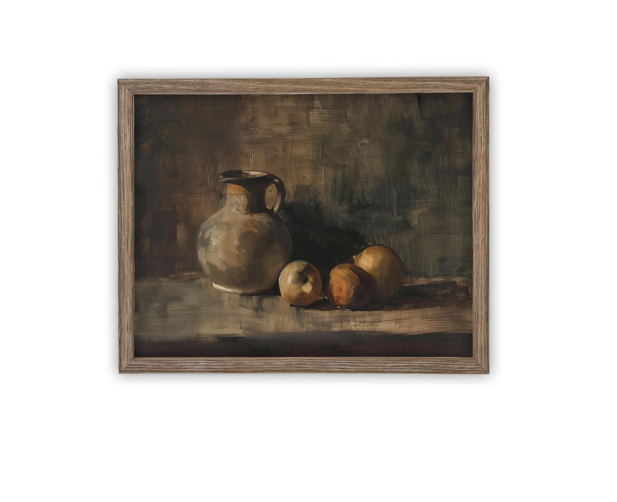 Vintage Framed Canvas Art #ST-633