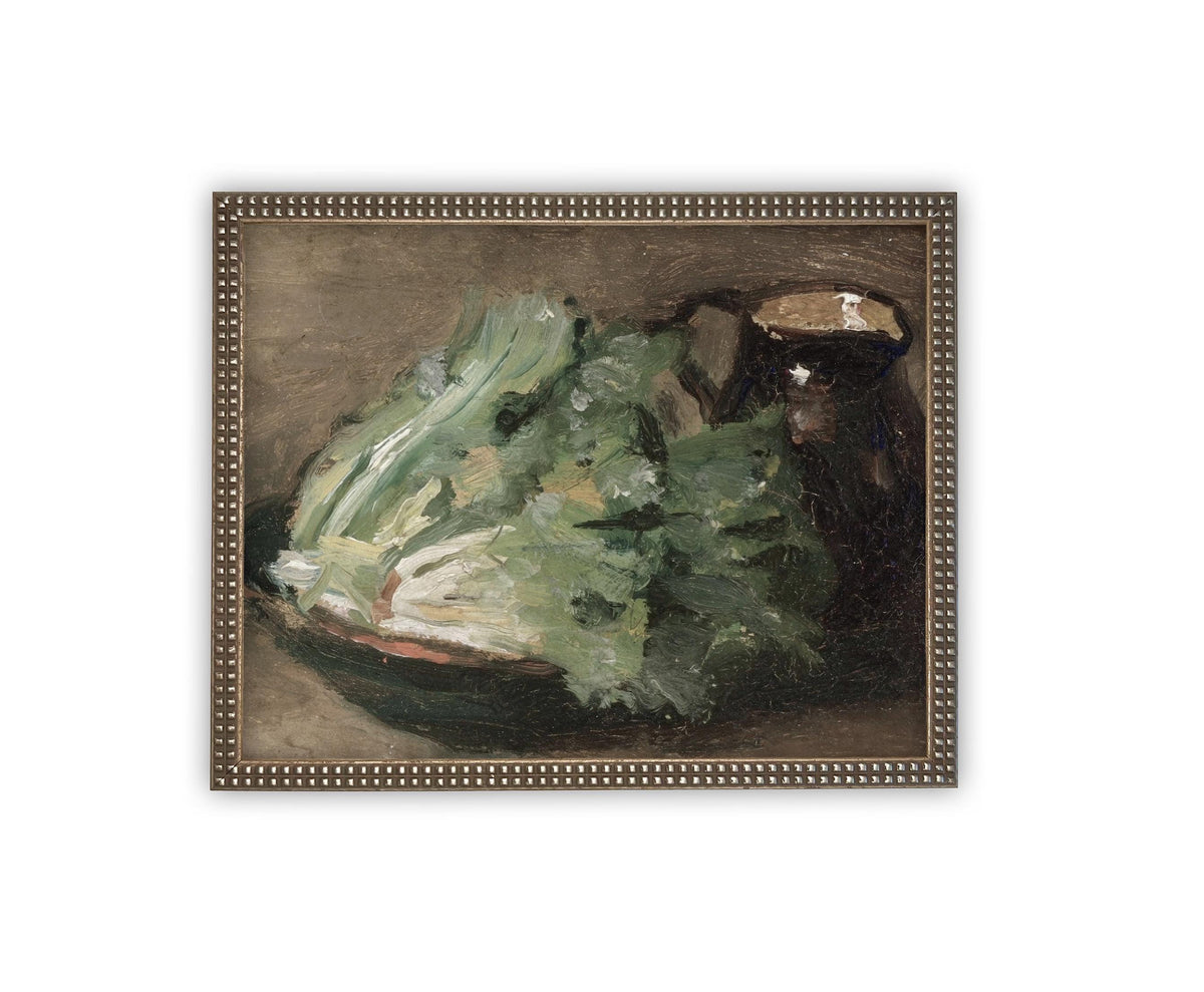 Vintage Framed Canvas Art #ST-628