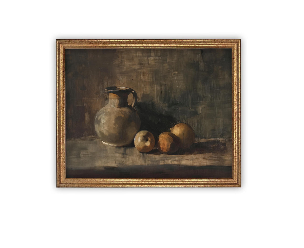 Vintage Framed Canvas Art #ST-633