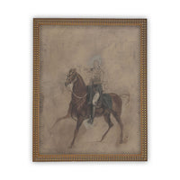 Framed Horse Cowboy Art #A-121