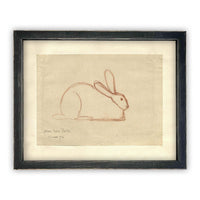 Vintage Framed Canvas Art #A-142