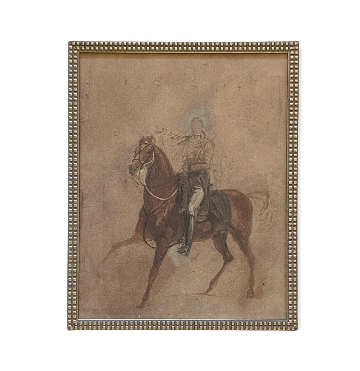Framed Horse Cowboy Art #A-121