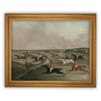 Vintage Framed Canvas Art #A-159