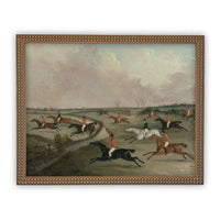 Vintage Framed Canvas Art #A-159