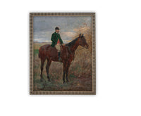 Vintage Framed Canvas Art #A-173