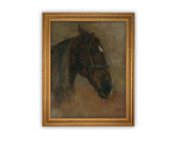 Vintage Framed Canvas Art #A-186