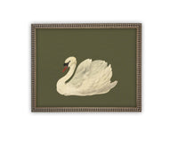 Vintage Framed Canvas Art #A-180