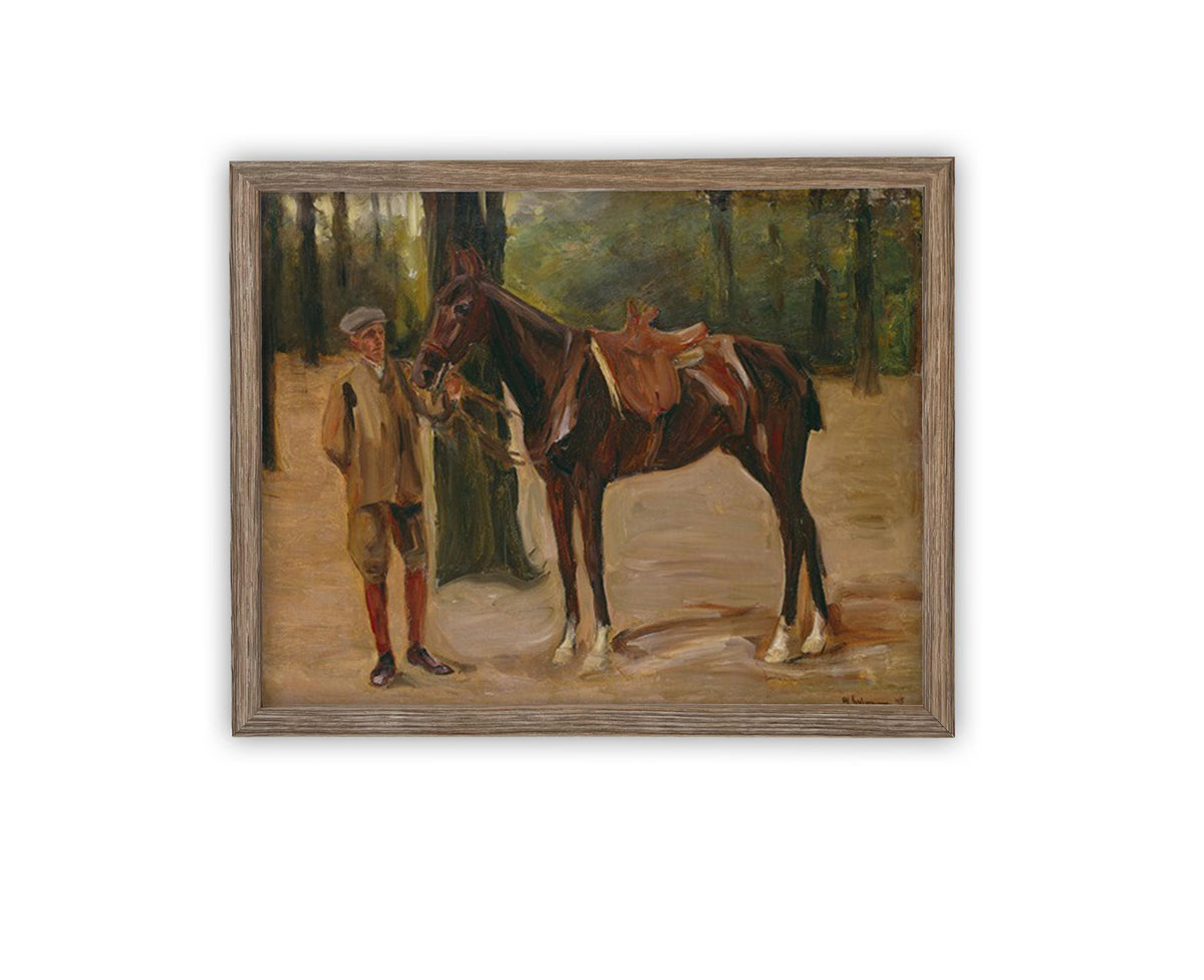 Vintage Framed Canvas Art #A-187
