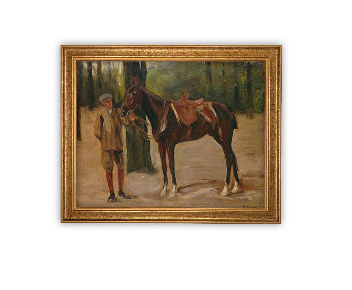 Vintage Framed Canvas Art #A-187