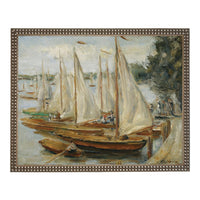 Framed Vintage Sailboats Canvas Print #COAS-204