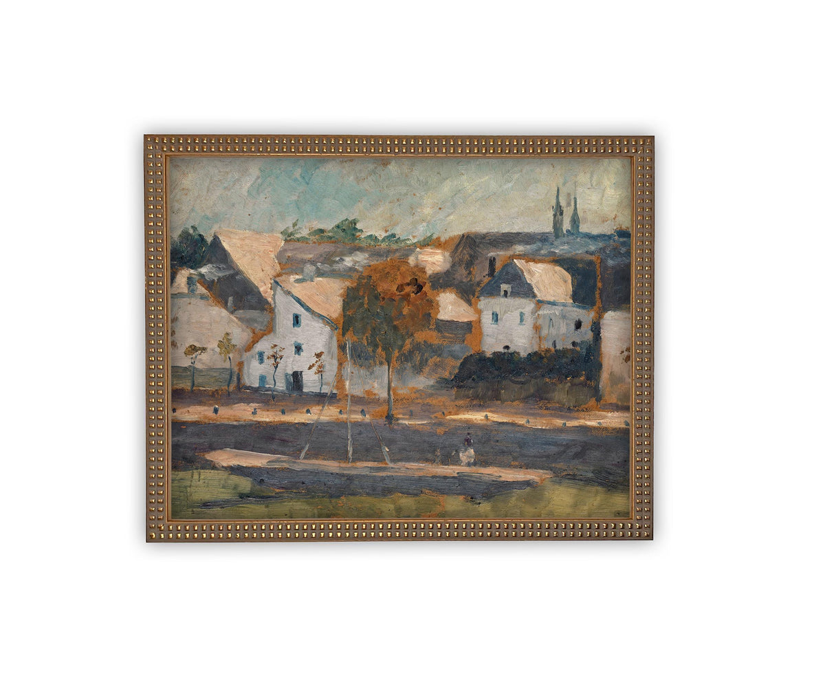 Vintage Framed Canvas Art #ARC-121