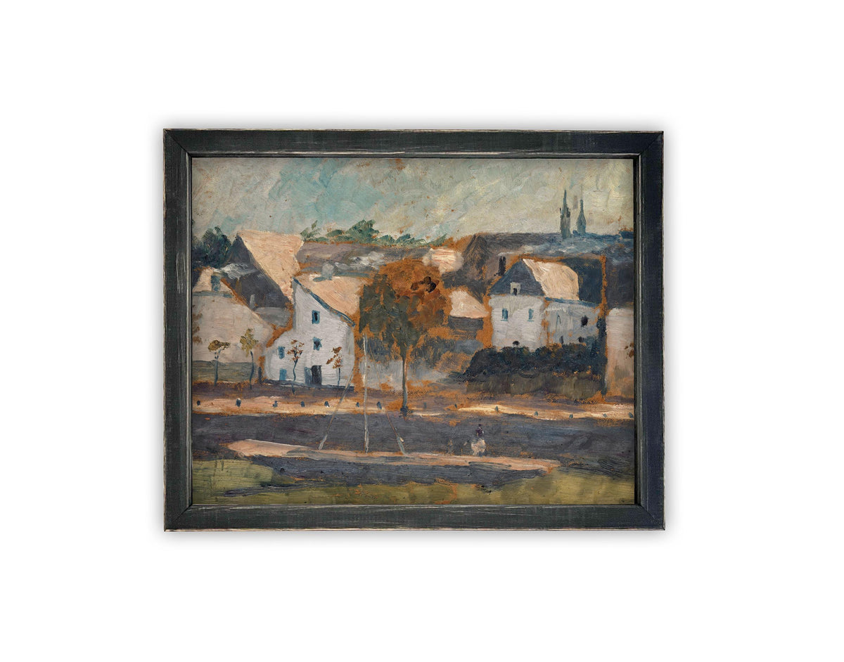 Vintage Framed Canvas Art #ARC-121
