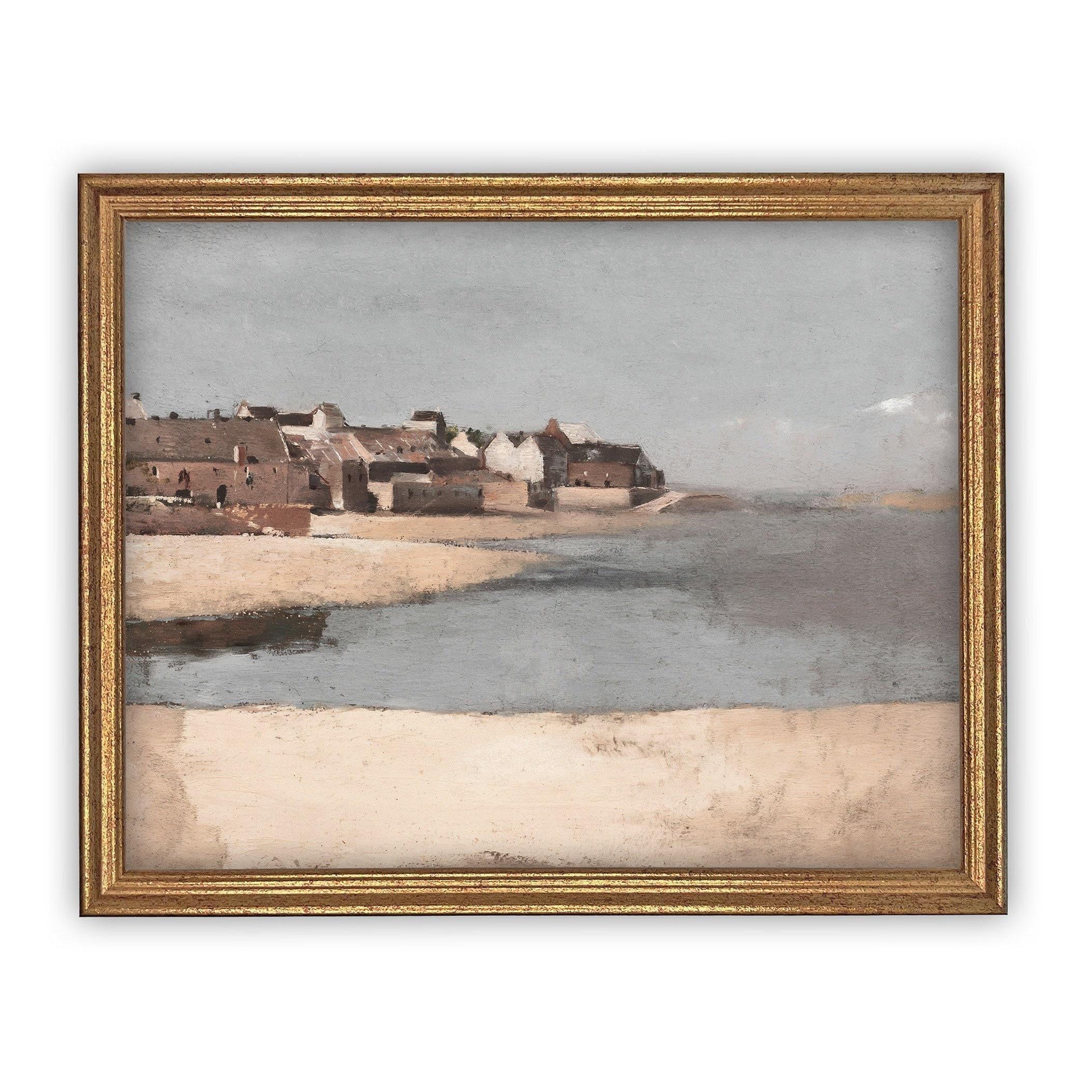 Vintage Framed Canvas Art #COAS-159