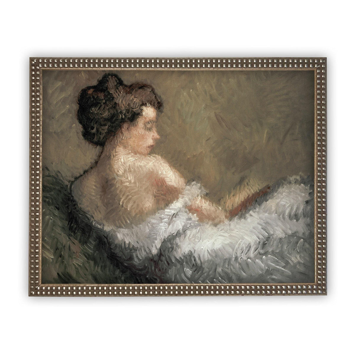 Vintage Framed Canvas Art Farmhouse print #P-502