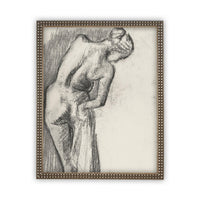 Vintage Framed Canvas Art #P-515