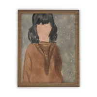 Vintage Framed Canvas Art #P-516