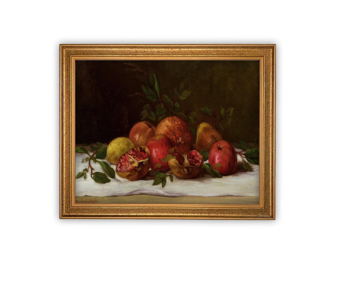 Vintage Framed Canvas Art #ST-636