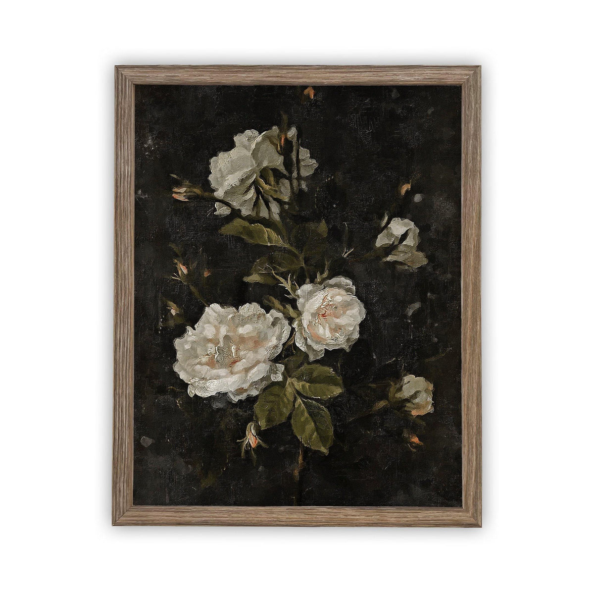 Framed Canvas Art Still Life Botanical #BOT-104
