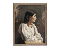 Framed Vintage Woman Portrait #P-557