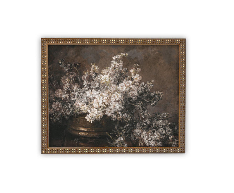 Vintage Framed Canvas Art #BOT-150