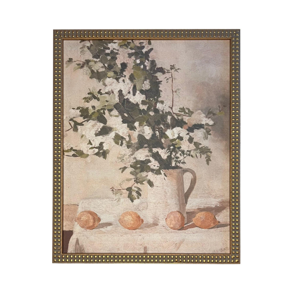 Vintage Framed Canvas Art #BOT-122