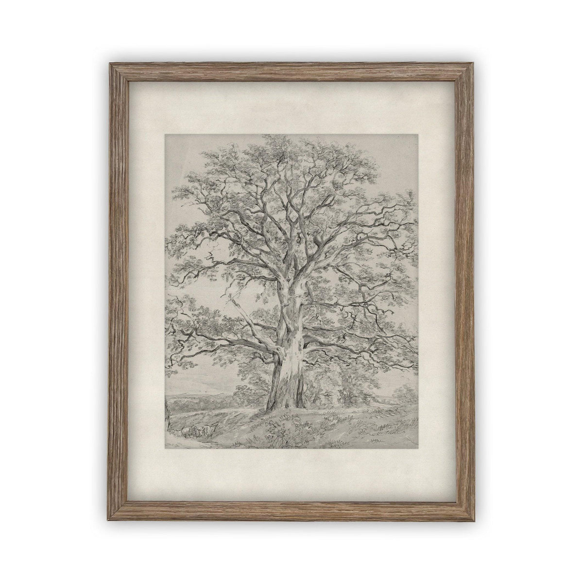 Vintage Framed Canvas Art #BOT-121