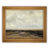 READY to SHIP 18X24 Vintage Framed Canvas Art #LAN-152