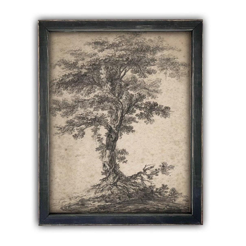 Vintage Framed Canvas Art #BOT-159